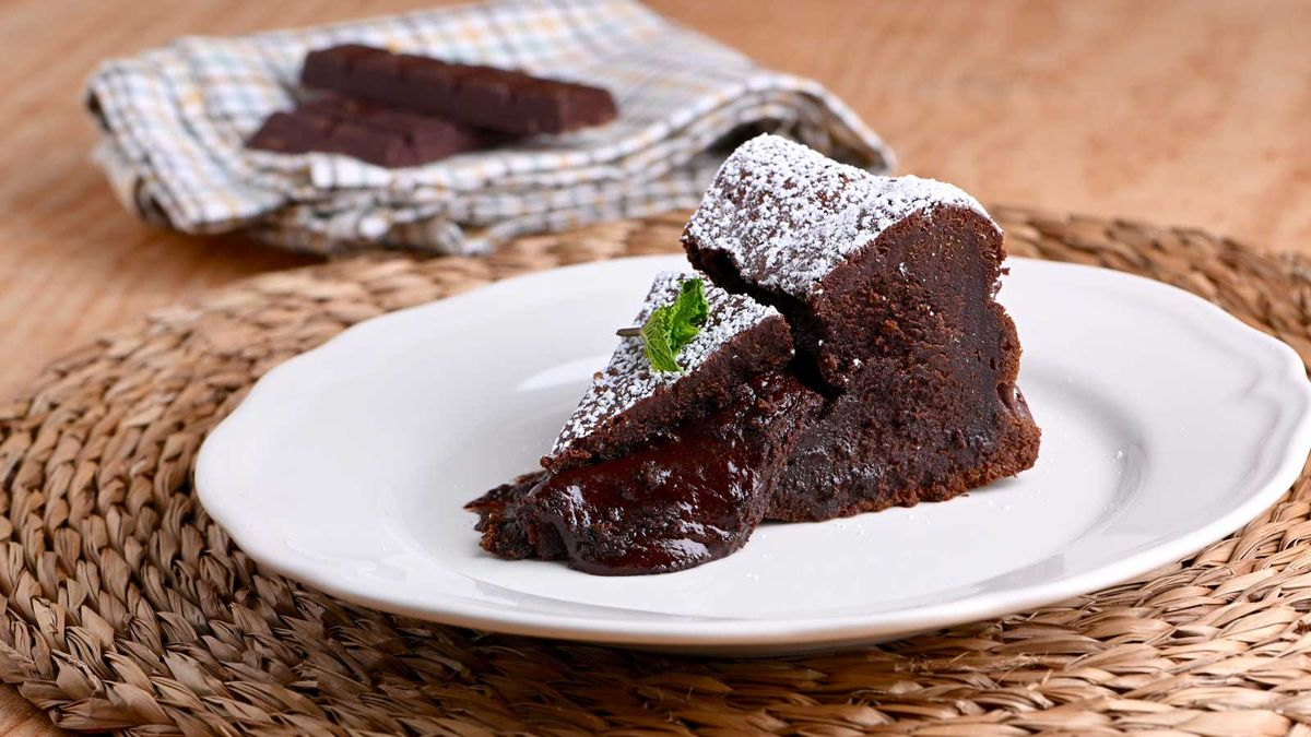 TARTA COULANT DE CHOCOLATE